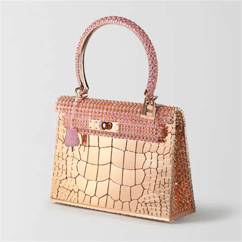 Hermes kelly rose gold shoes